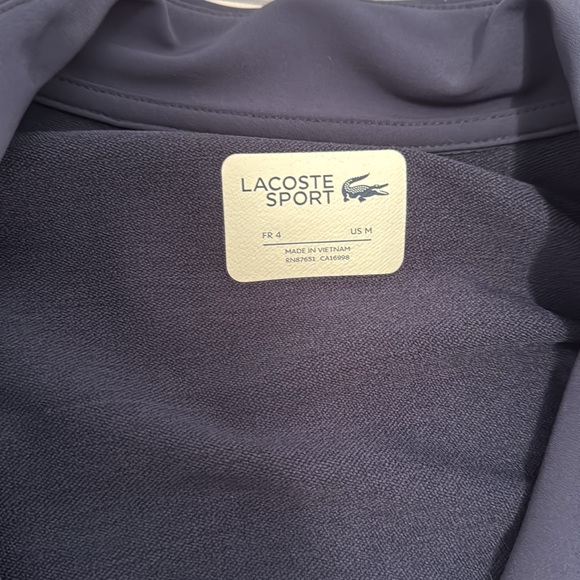 Lacoste Sport Special edition Presidents cup full zip navy jacket - Picture 2 of 4